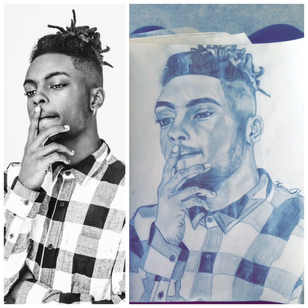 XenaShaVay_'s tweet photo. Since I love his music, I decided to draw him 💕💦🔥 @NikoKhale https://t.co/6eZUsHSmHf