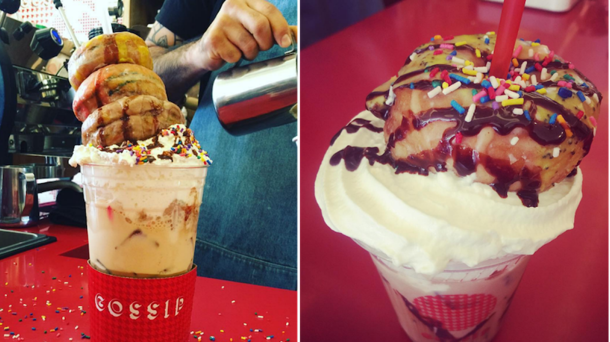 The Donutccino from <a href="/gsspcoffee/">Gossip Coffee</a> is the ultimate morning pick-me-up #NationalDoughnutDay in.amny.com/25hJBrw