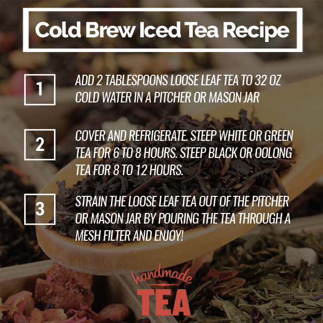 handmadetea's tweet photo. Just in time for summer! Here is a super simple cold brew iced tea recipe that works great with loose leaf! #tea https://t.co/KgtIeoiUru