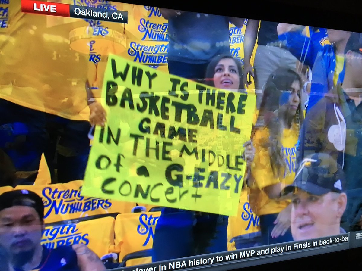 thebigreidshow's tweet photo. Haha Best Question EVER!!! These girls win the #NBAFinals S/O @G_Eazy! https://t.co/cRp3GUxrQC