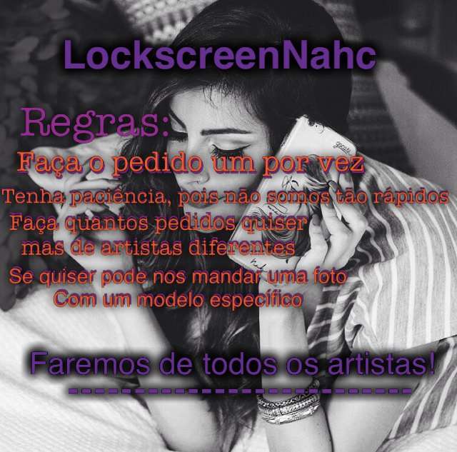 lockscreenahc's tweet image. Algumas regrinhas básicas e iremos fazer lockscreens tanto da Nah Cardoso, como de outros artistas deixem os pedidos