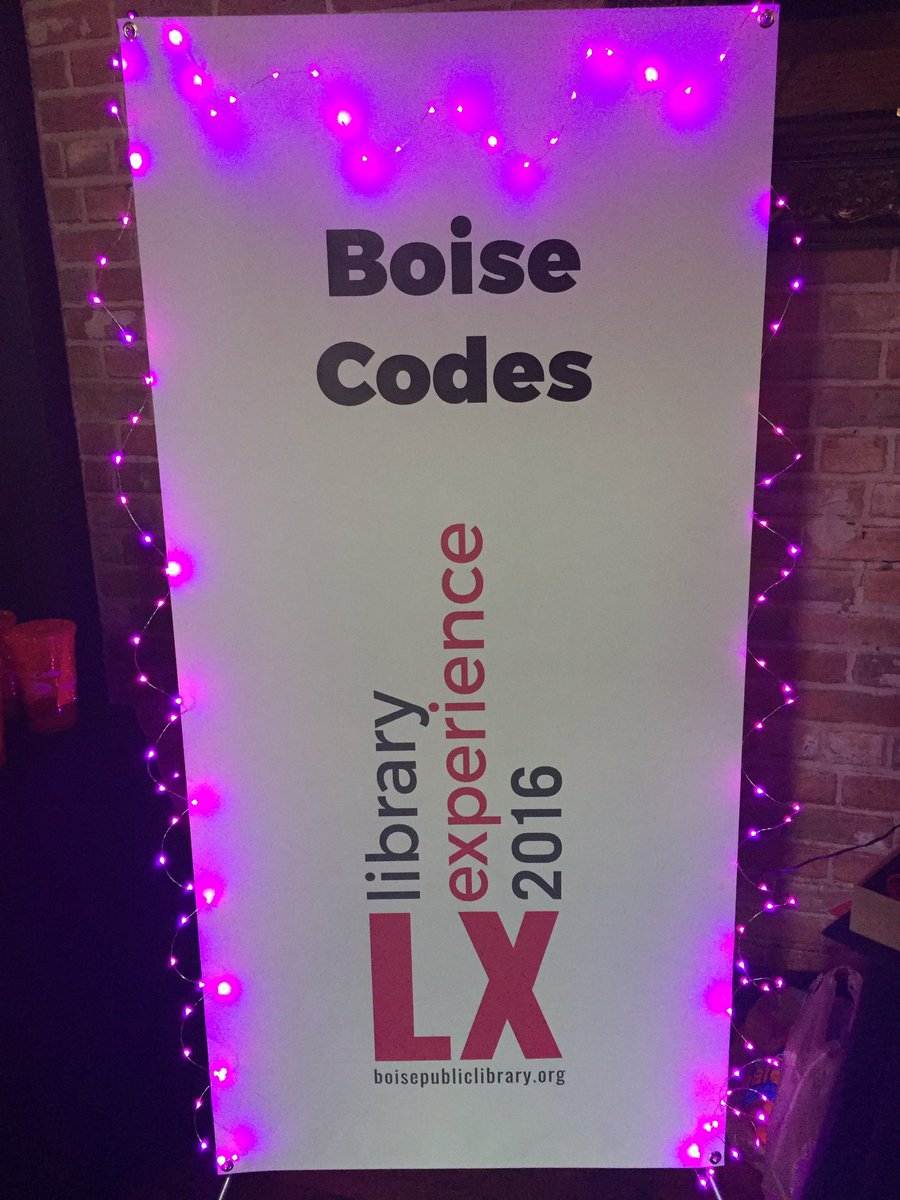 boisepublib's tweet image. #boisecodes #libraryswag #libraryevent #coding #bplx2016 #FirstThursdays