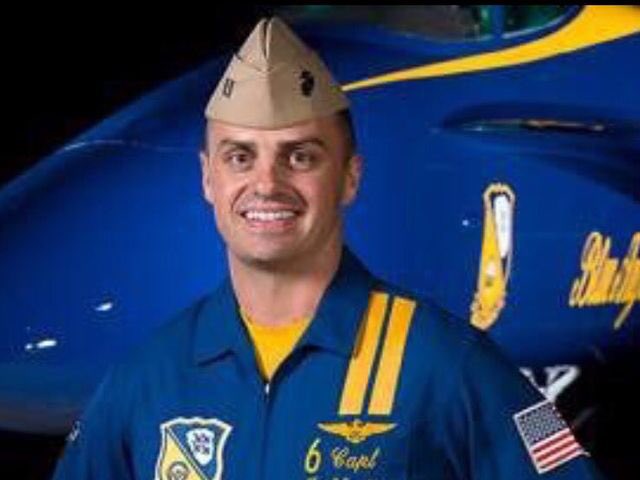 JimCantore's tweet photo. I'm deeply saddened by the death of @BlueAngels Capt. Jeff Kuss. Had the honor of flying  w/him. He was a great man. https://t.co/E9HwX8aRld