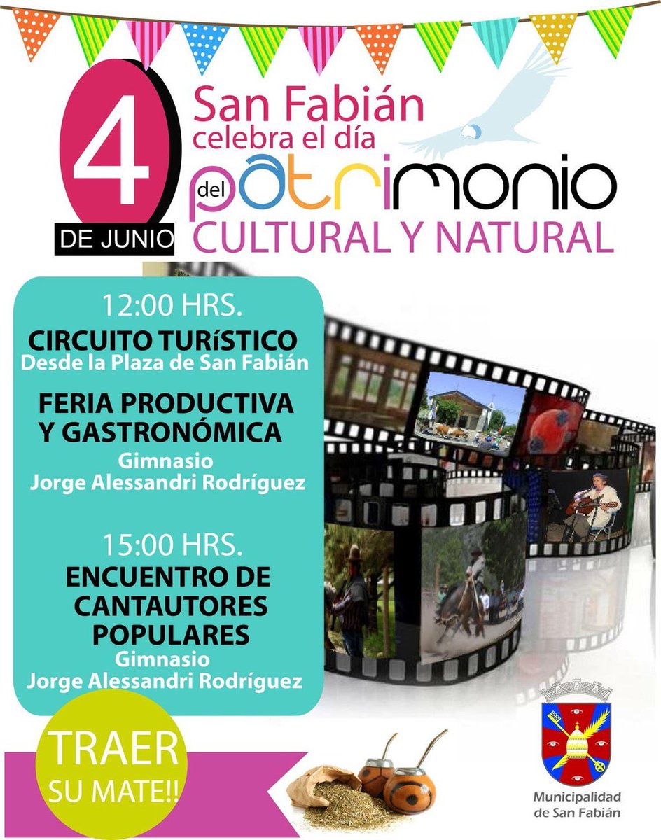 Todos invitados este sábado en San Fabian, degustación de chivo al palo, tortillas y mate. A disfrutar de los nuestr