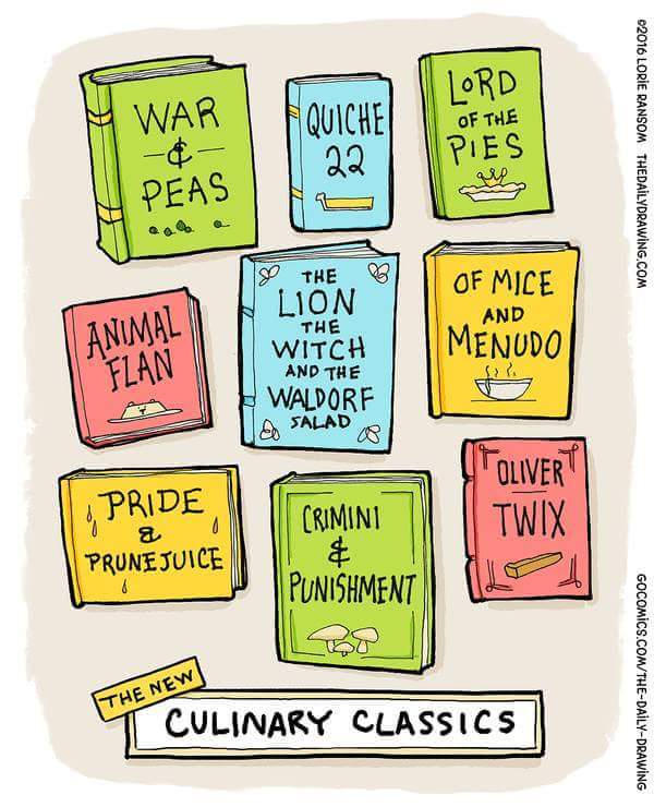 TheWritingGeek's tweet photo. RT @CorinaCorrente: Via Alton Brown on Facebook. #bookhumor https://t.co/5YlfoZFXNW