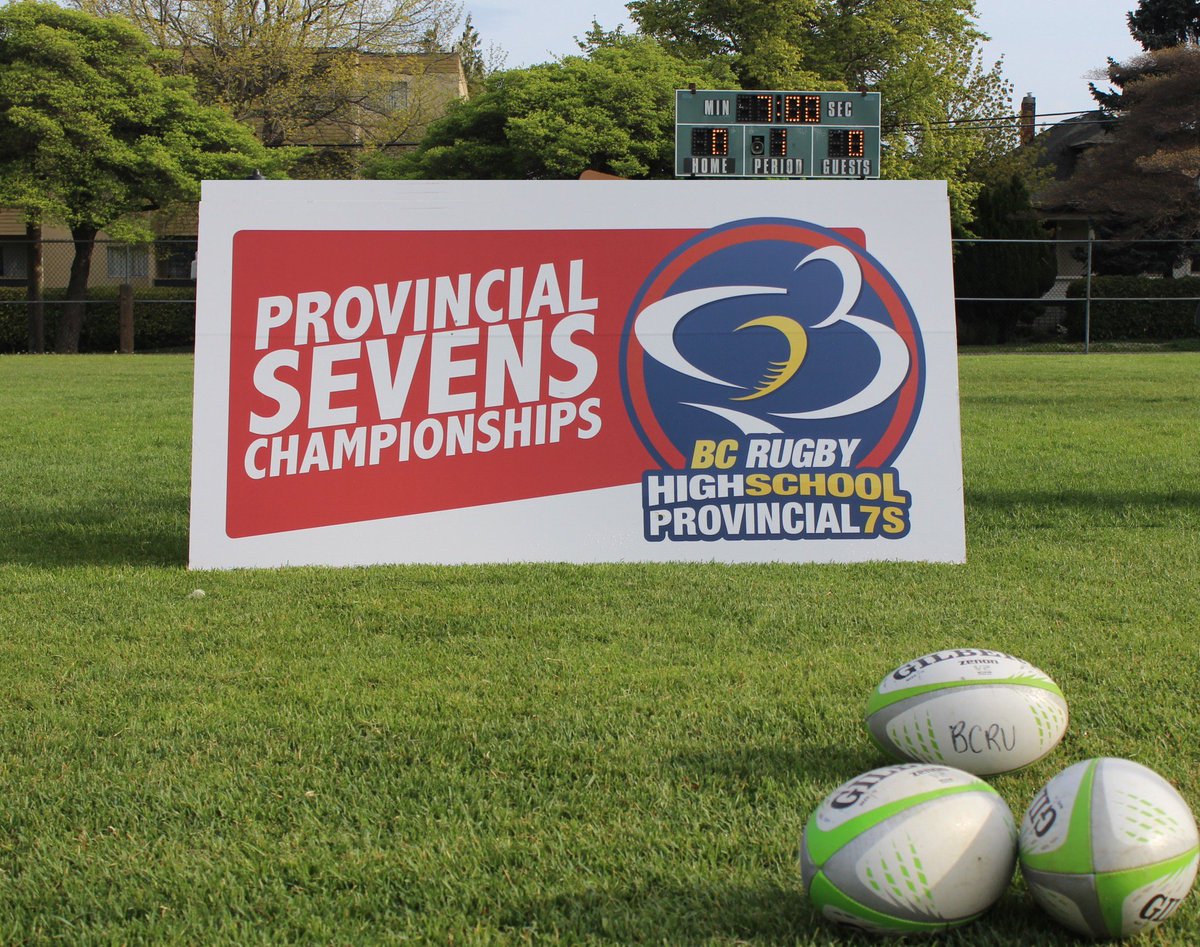 BC High School Boys' 7s are taking place this weekend at <a href="/SaintsBC/">St. George's School</a>. Schedule and results on bcrugby.com/7