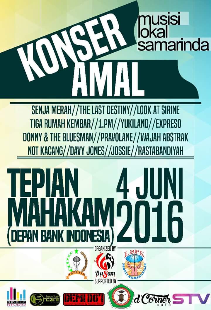 Late post setelah dua gig blues night dan perpisahan kelas 3 SMP 10 kami akan perform di konser amal