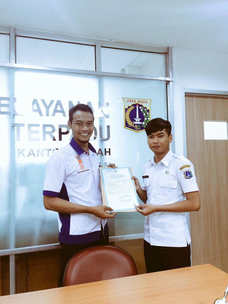 ptspsenayan's tweet photo. Perizinan Tanda Daftar Perusahaan telah selesai #PTSPSENAYAN #AJIB https://t.co/iK4jInxlMH