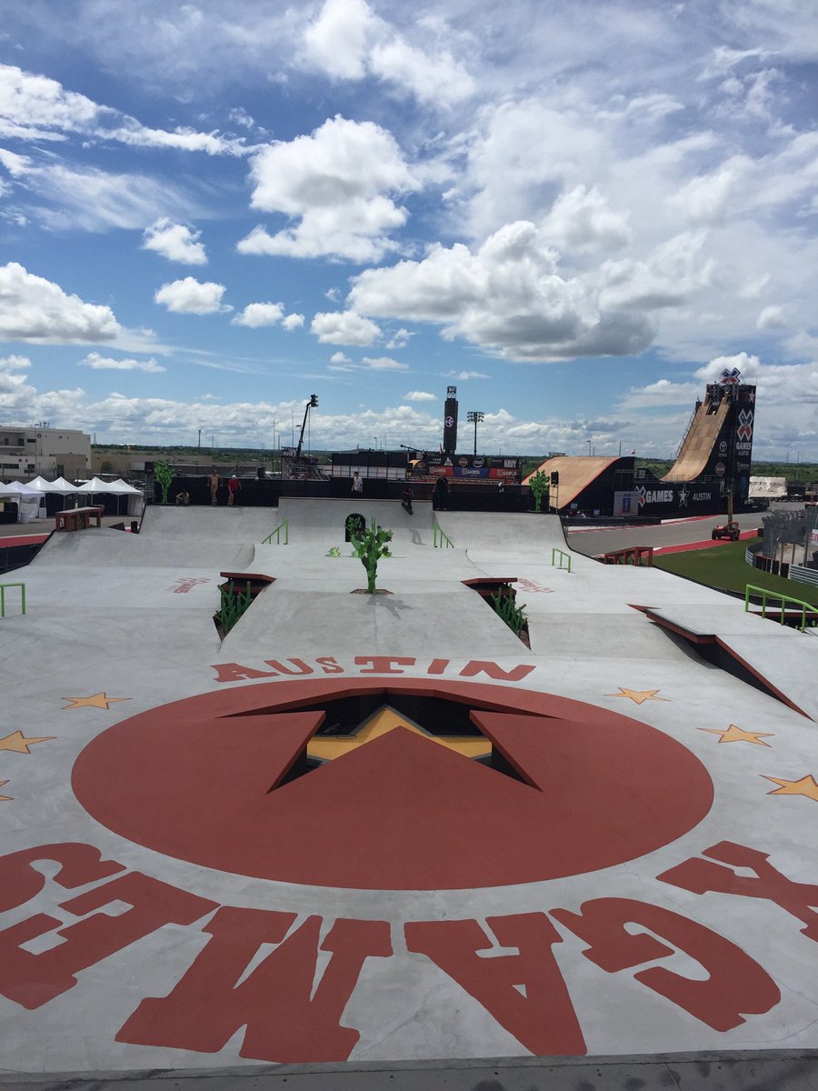 StrangeRituals_'s tweet photo. Here's a look at the @XGames street course keep posted 2 view of all the festivities to come #xgames #austin #texas https://t.co/b9ZN8zFgUq