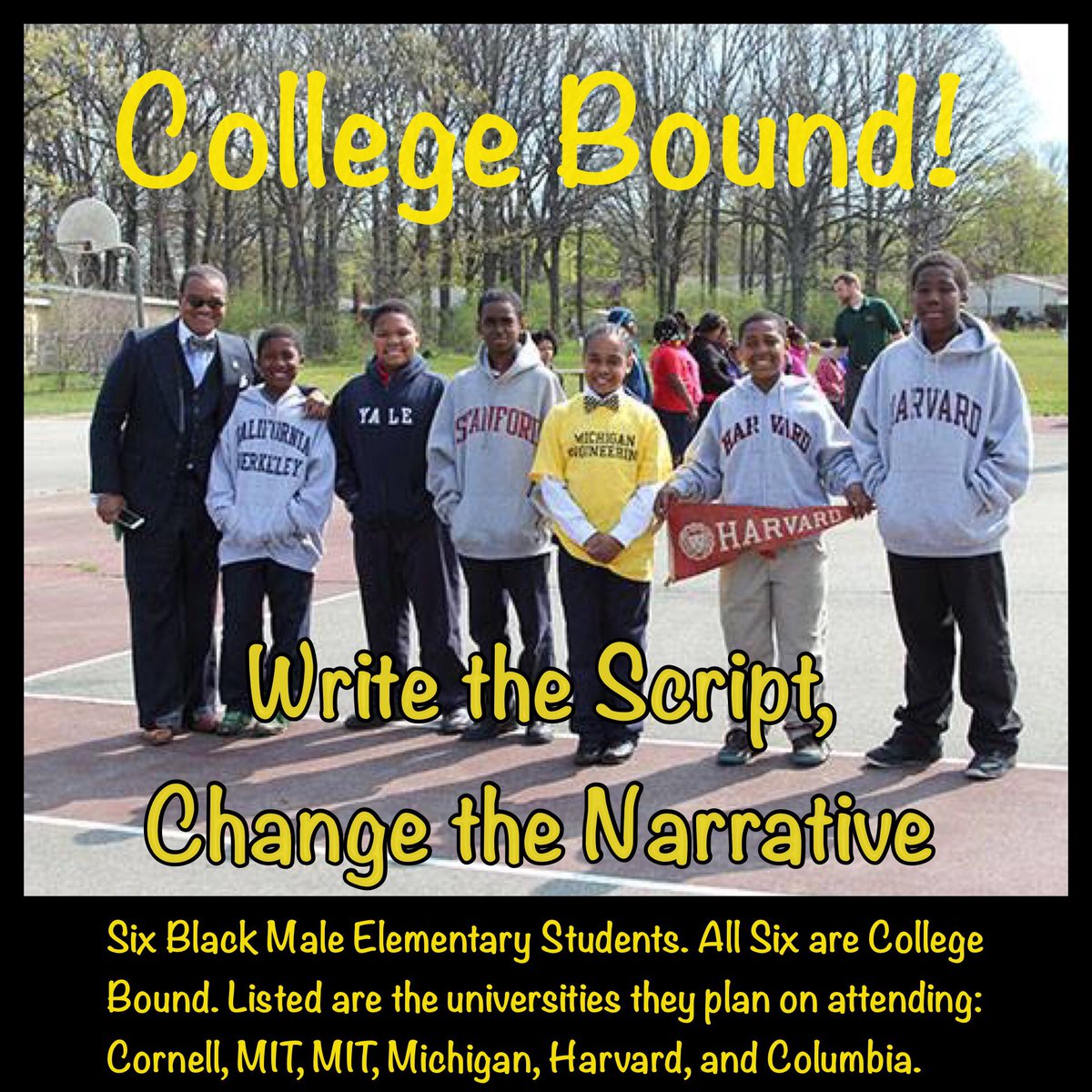 BowtiePrincipal's tweet photo. #collebound #Bmecommunity #UrbanEdChat #GoBlue #blackphd https://t.co/3ECZ5yVlp4