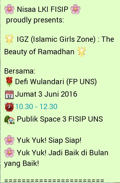 Yuk dateng ukhti <a href="/LKI_FISIPUNS/">LKI FISIP UNS</a> <a href="/nisaaskifkuns/">Nisaa' SKI FK UNS</a> <a href="/SKIFMIPAUNS/">SKI FMIPA UNS</a> <a href="/skifkip_uns/">SKI FKIP UNS</a> <a href="/skifibuns/">SKI FIB UNS</a> <a href="/SKIFTUNS/">SKI FT UNS</a>