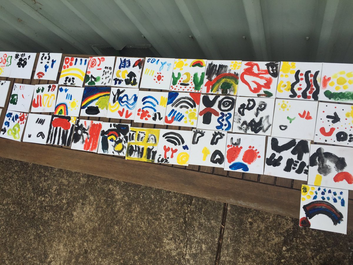 cccyear3's tweet photo. Time to tell some stories using Darug symbols. #corpuscranebrook https://t.co/hPC46Ezgc2