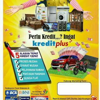 kreditplusbdg's tweet photo. Yuk yang mau pengajuan hubungi nomer yang di bio #bandungjuara @IKLANlaku https://t.co/TuEDth2DSp