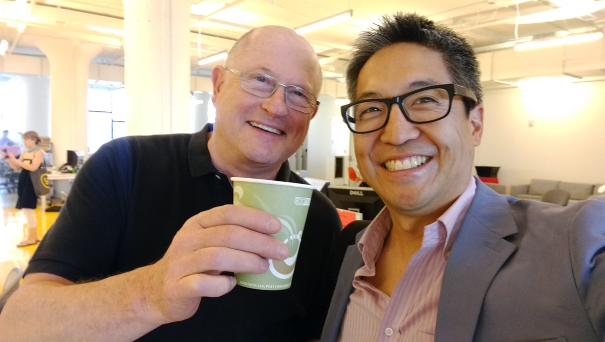 yuhgo's tweet photo. Getting a tour of our new studio from none other than @_Continuum founder, @gzaccai1! #getreadyboston @IDBldg https://t.co/JoFNpoh2lu
