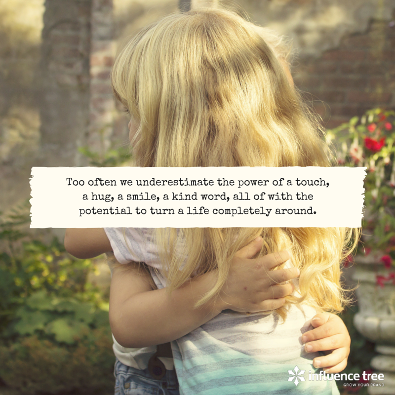 MrLeonardKim's tweet photo. Too often we underestimate the power of a touch, a hug, a smile, a kind word... https://t.co/JQP9BrMrzB
