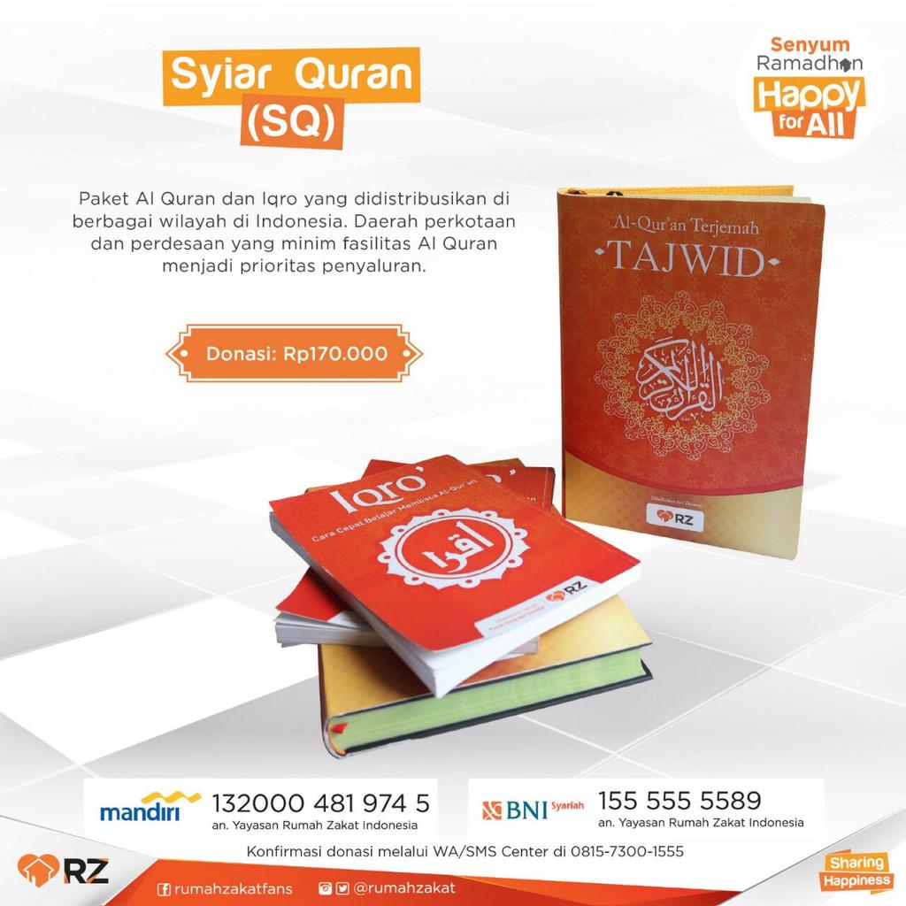 mr_asepnurdin's tweet photo. #HappyForAll coming soon #Ramadhan
Surat Qur'an untuk pelosok indonesia
bersama @rumahzakat https://t.co/TltC8bXewV