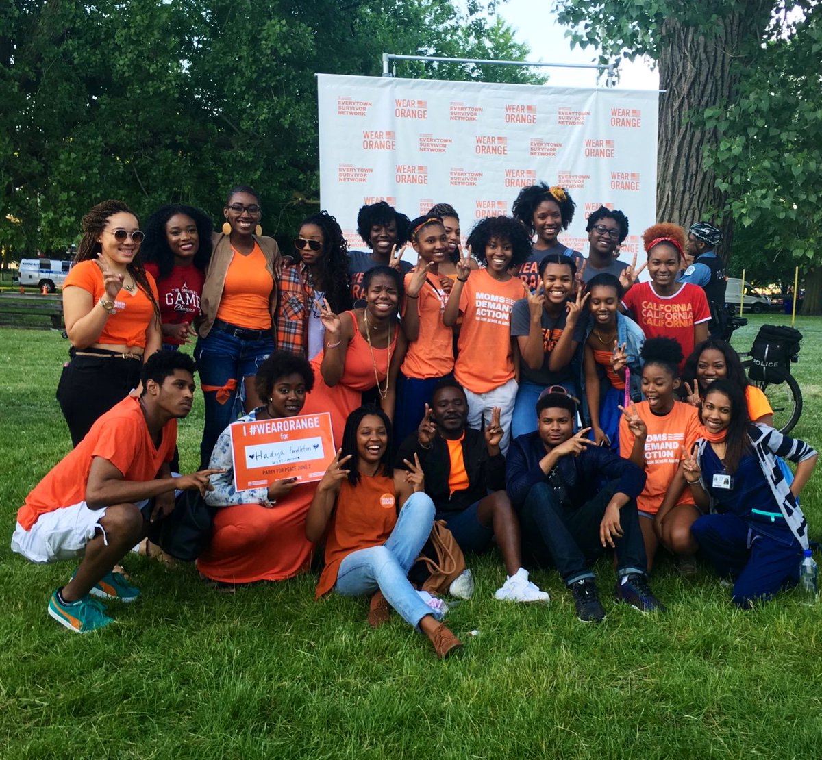 Pro_OrangeTree's tweet image. Some of the beautiful faces that help start this all! Project Orange Tree for life! #HadiyaForever 🍊🌳💜