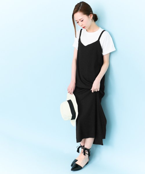 ট ইট র Kbf Online Shop 人気アイテム リブキャミソールロングワンピース 6 264円 税込 T Co Nbp2q8wk8m 1着は押さえておきたいキャミワンピ ゆったりとしたラクなサイズ感ですよ サイドのスリットもポイント