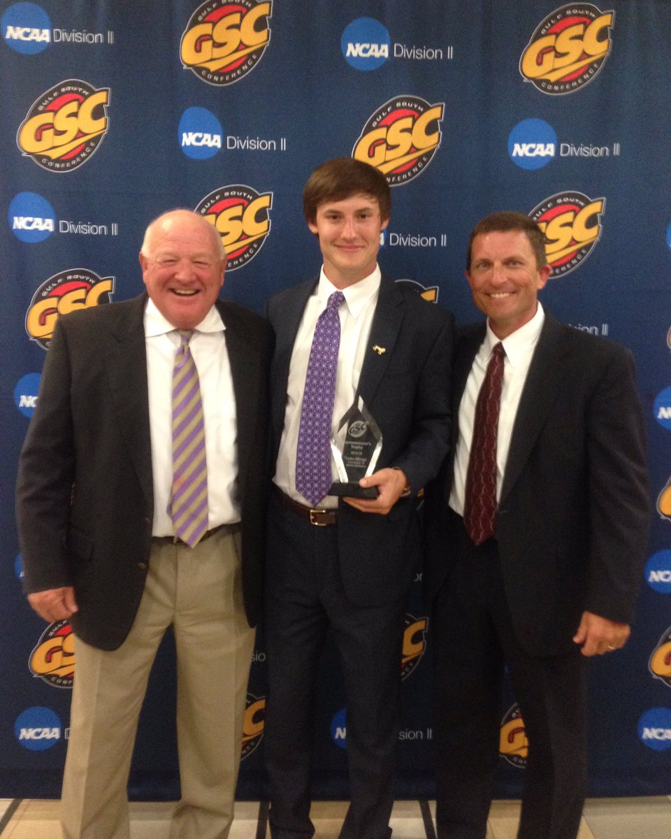 Congratulations, Luke Wingo! 2016 Men's GSC Commissioner's trophy winner! #roarlions