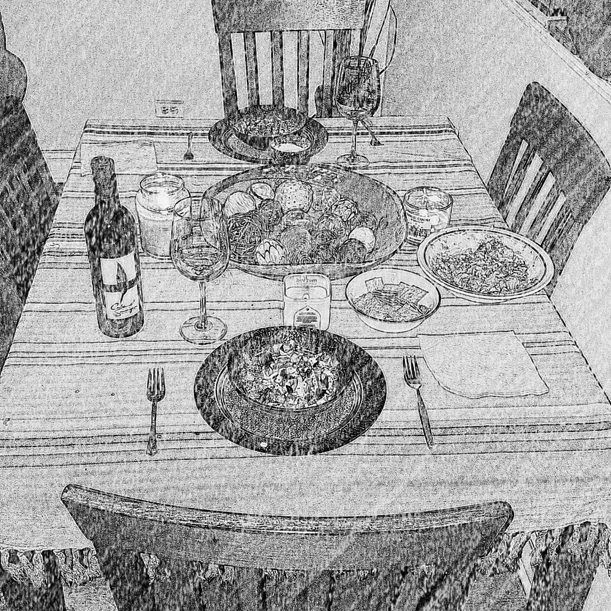 Made dinner tonight for Teresa and I.