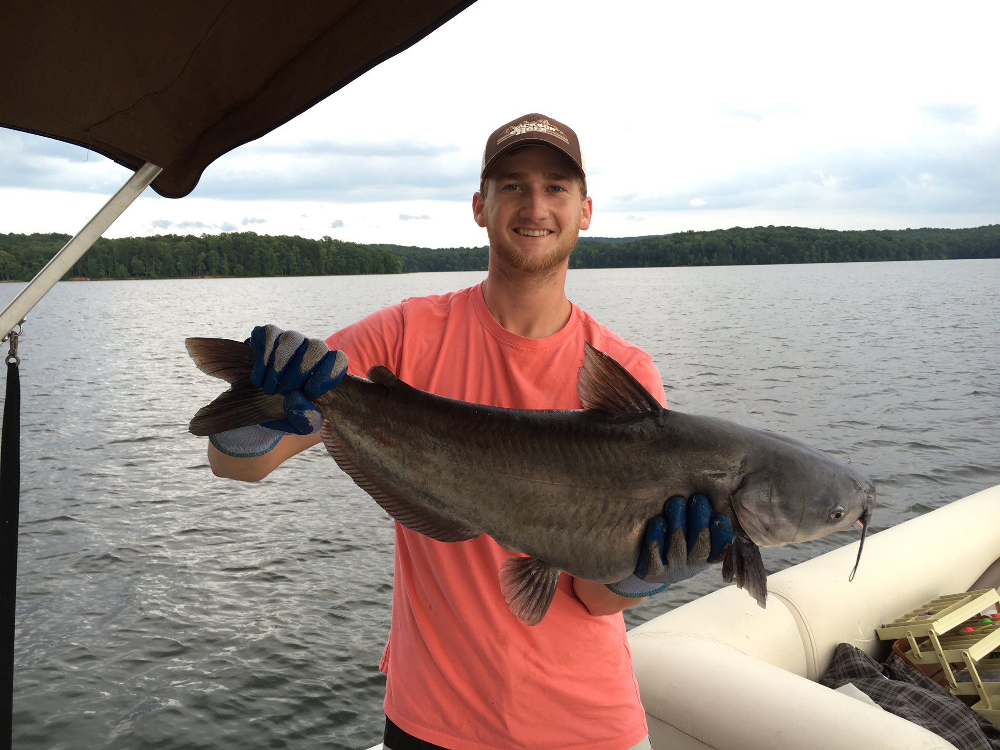 Harrison Rhodes on X: Caught some big fish on the jug lines today at  Badin! #catfish  / X