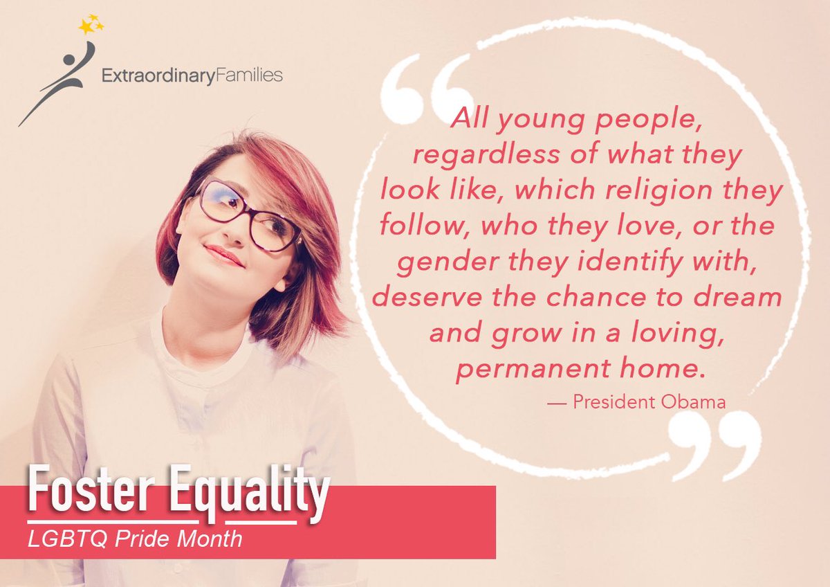 XtraordinaryFFA's tweet photo. We agree, @POTUS! Contact us to #foster or #adopt #LGBTQyouth @ 213-365-2900 #LGBTQPrideMonth #LGBTQFamily #fosterLA https://t.co/1XXB3lcxQM