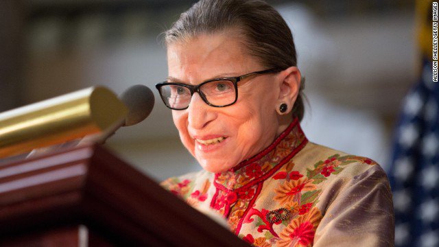 cnnbrk's tweet photo. Justice Ruth Bader Ginsburg: 8 is not a good number for the Supreme Court. https://t.co/seMUyyjncH. https://t.co/V6ky4NY4H1