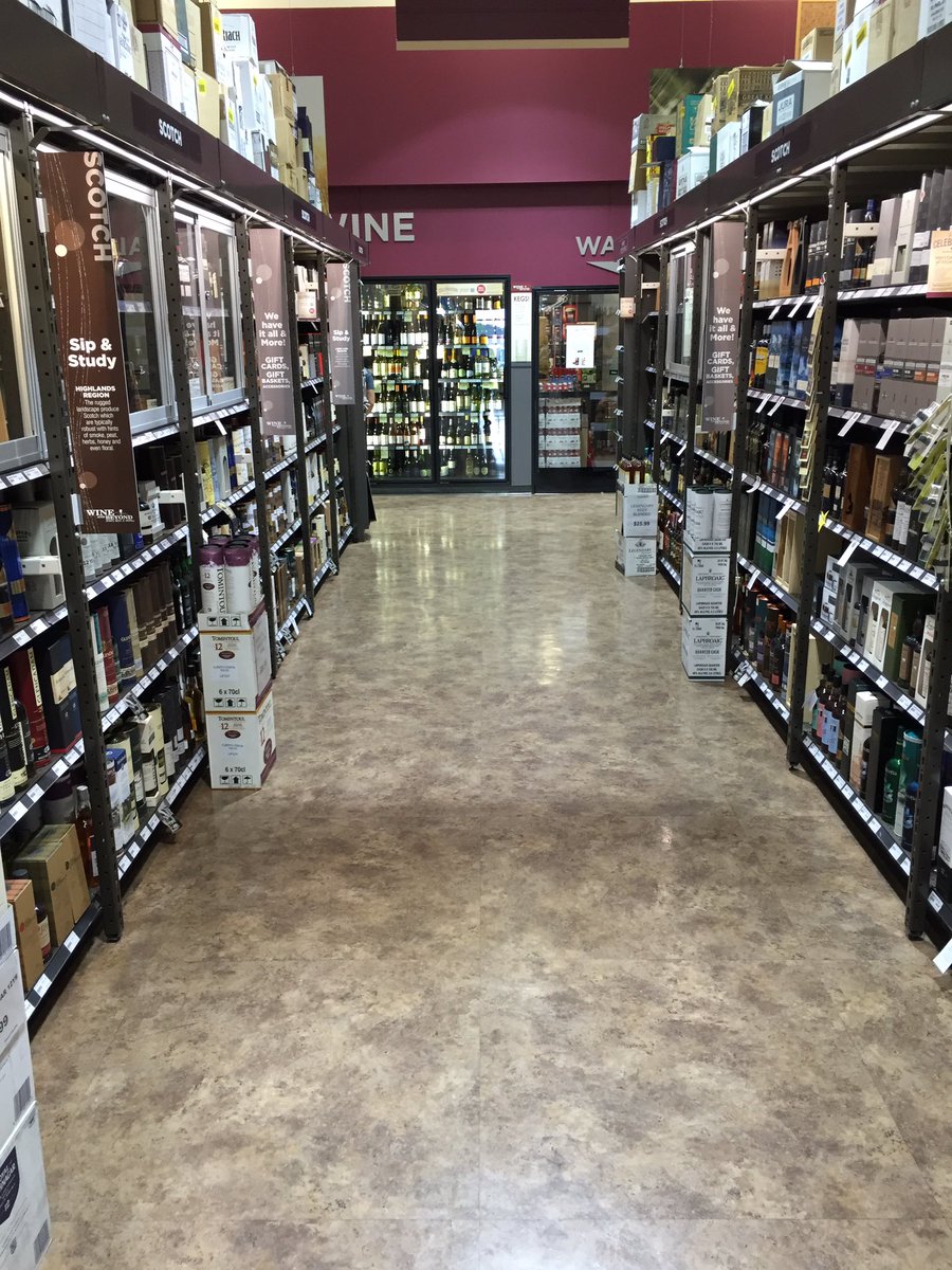Here's what 280 linear feet of #scotch #whisky looks like. Amazing selection at <a href="/WineBeyond/">Wine and Beyond</a>