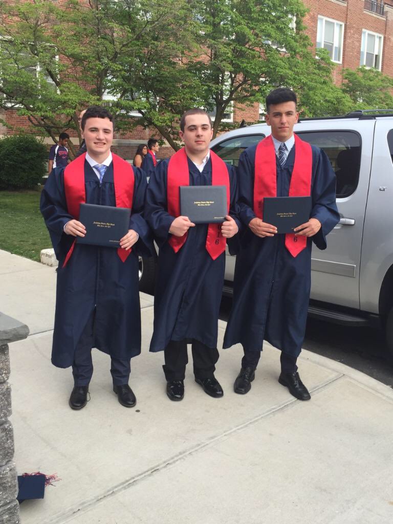 ajturch35's tweet photo. Graduation day w my broskis πππ #NowItsOva https://t.co/7reEbbFuTB
