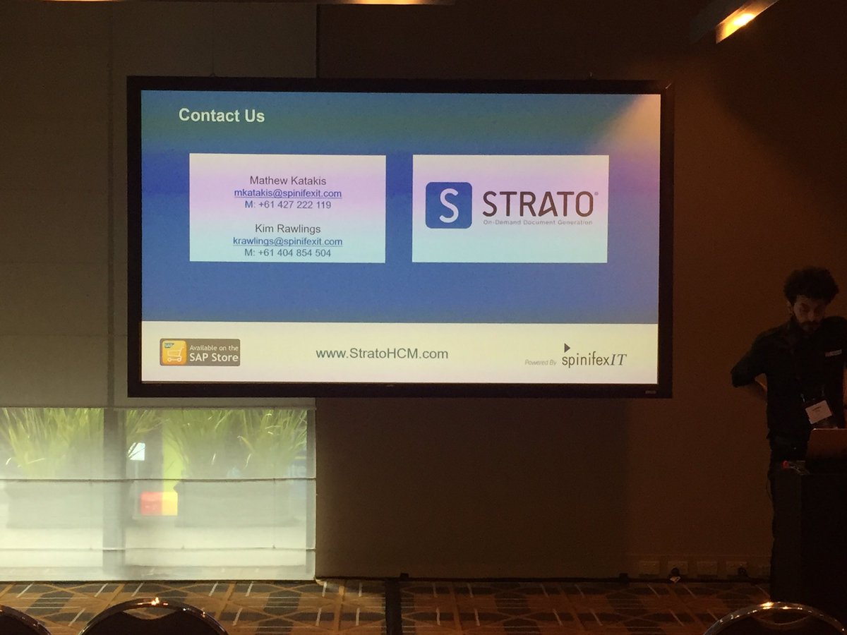 gregtutt's tweet photo. Great @StratoHCM session this morning during #HFT2016 https://t.co/A2oENfeLwH