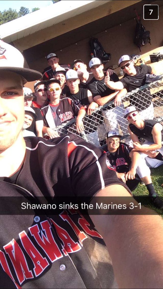 WIBallCentral's tweet photo. We've got our 1st upset of the playoffs: No. 6 seed Shawano takes down No. 3 seed Marinette, 3-1 (via @HanauerJack) https://t.co/dgk9WwLjlD