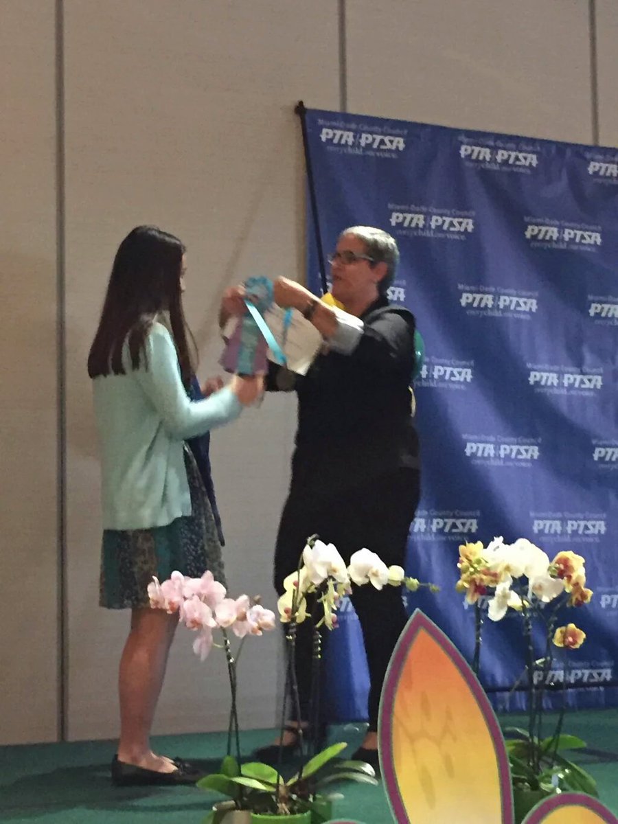 ChristaDDean's tweet photo. CONGRATULATIONS ANA XU - Florida PTA Reflections Award of Excellence Recipient. @MDCPSSouth @mdccptaptsa @MDCPS https://t.co/2dOHgCrHTu