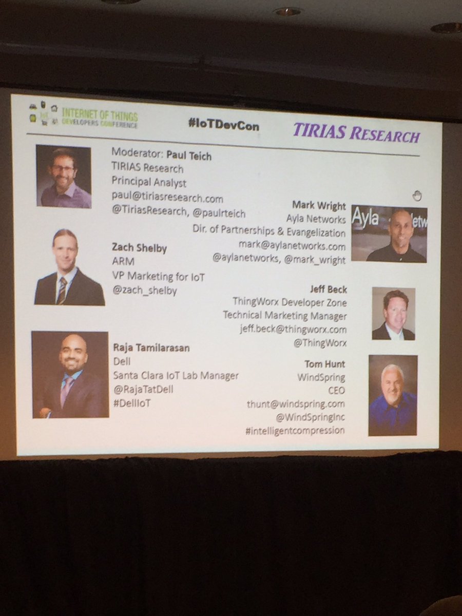 MartellComm's tweet image. #iotdevcon panel speakers