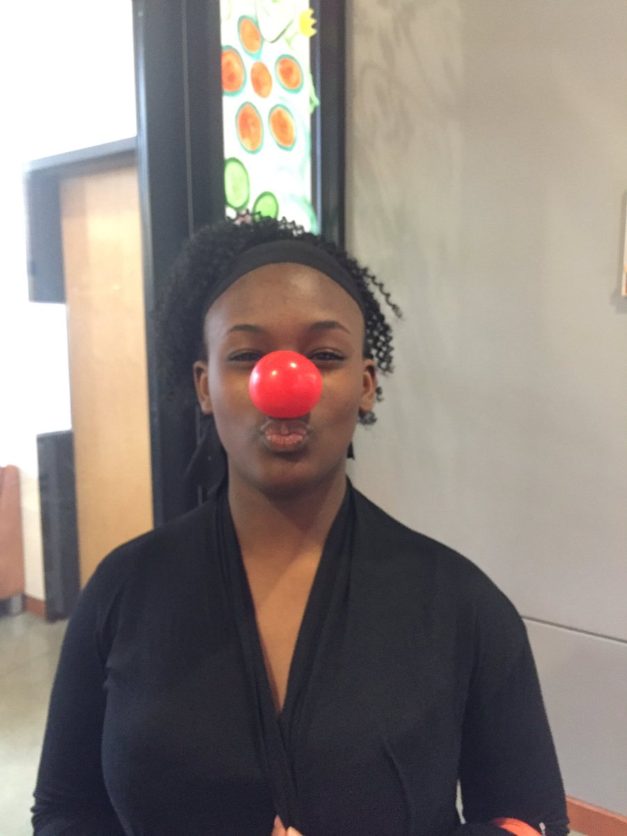 TacRainingHOPE's tweet photo. Red Nose Day at the Club #RNDBGC16 #rednose https://t.co/fP4VjBVZ3g