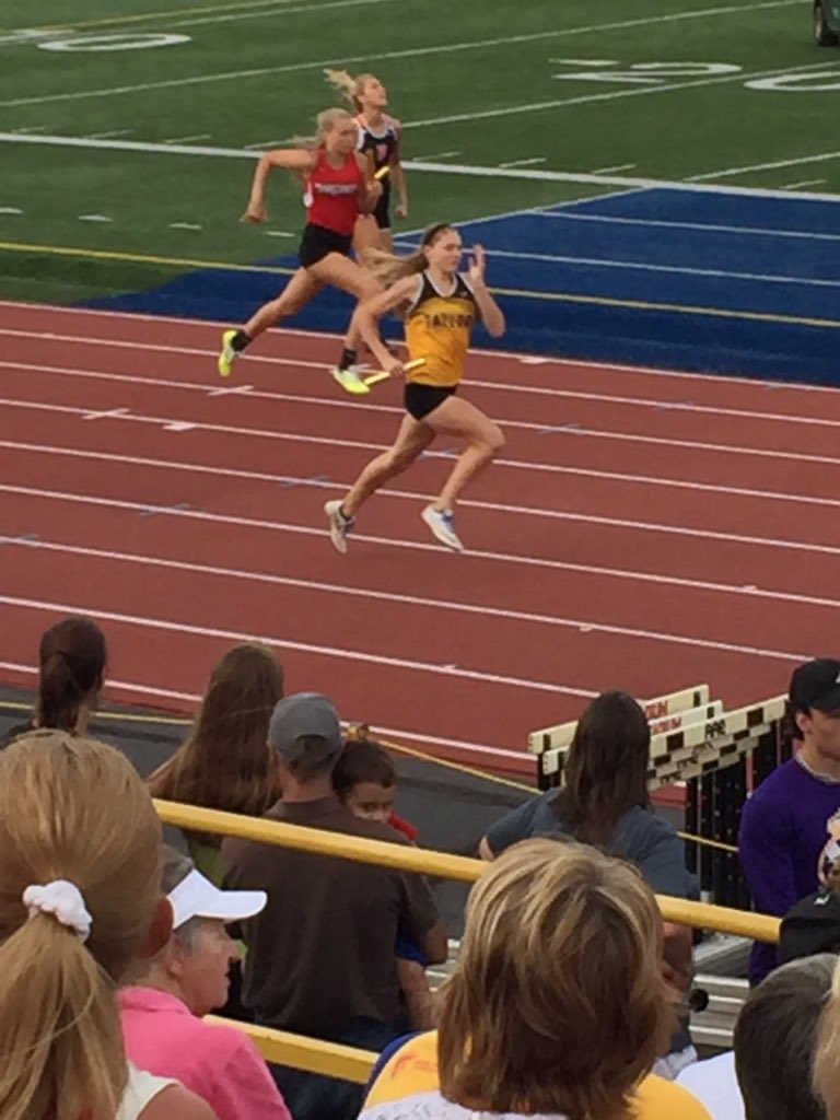 4 x 200 qualified 7th for saturday (mason, rowland, livesay, prall) .