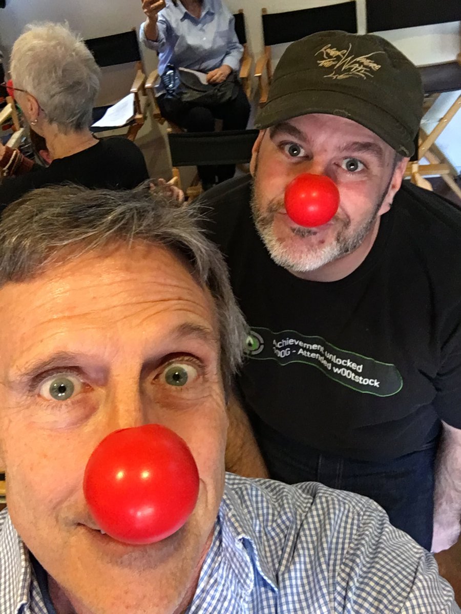 MarkHarrison999's tweet photo. Red Nose Day! Because kids need everything we can give. #rednoseforkids #rednoseday #thehideout #actorslife https://t.co/y9lq8De6PC