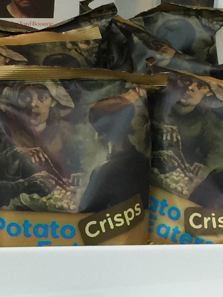 Van Gogh chips...💚💜