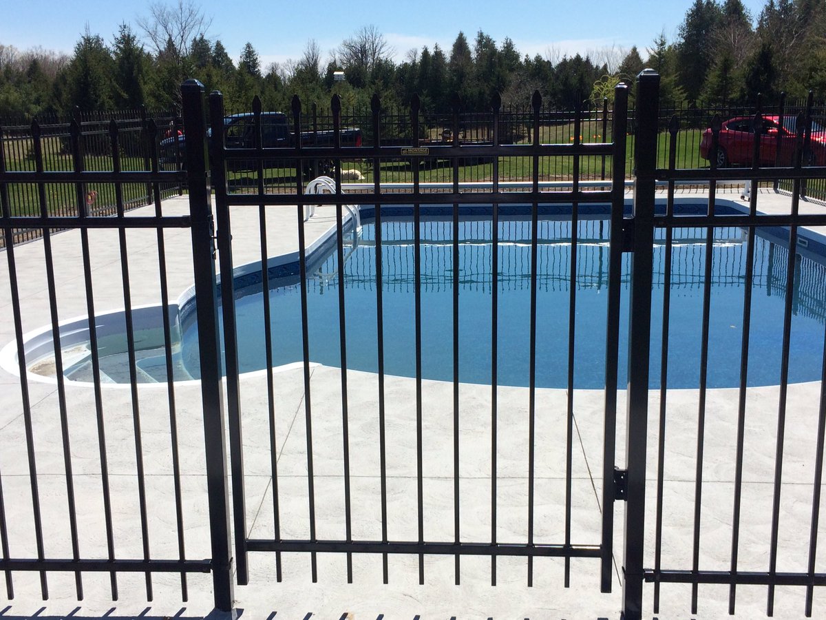 DurableFence's tweet photo. Another happy customer with Durable Fence 
Ornamental Fencing @ptbochamber https://t.co/bD35zG5vuN