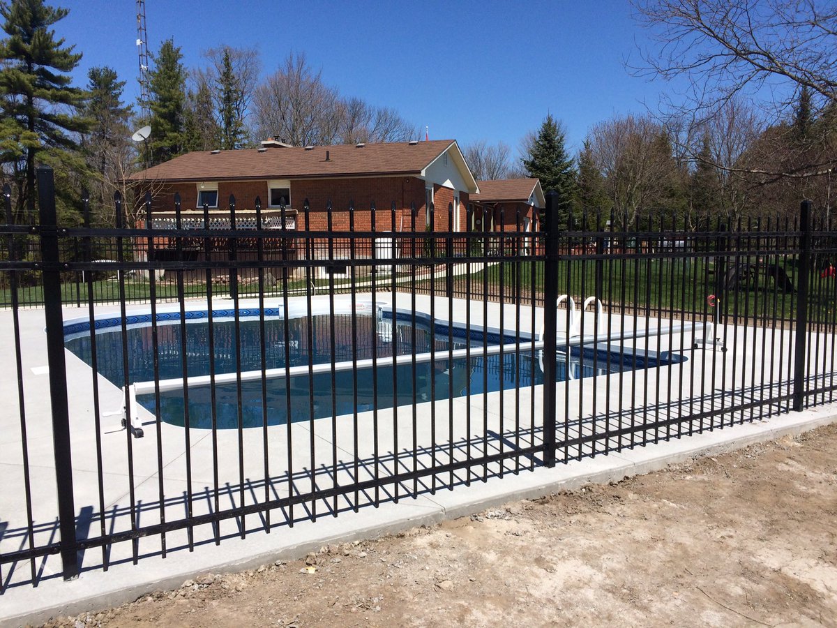 DurableFence's tweet photo. Another happy customer with Durable Fence 
Ornamental Fencing @ptbochamber https://t.co/bD35zG5vuN