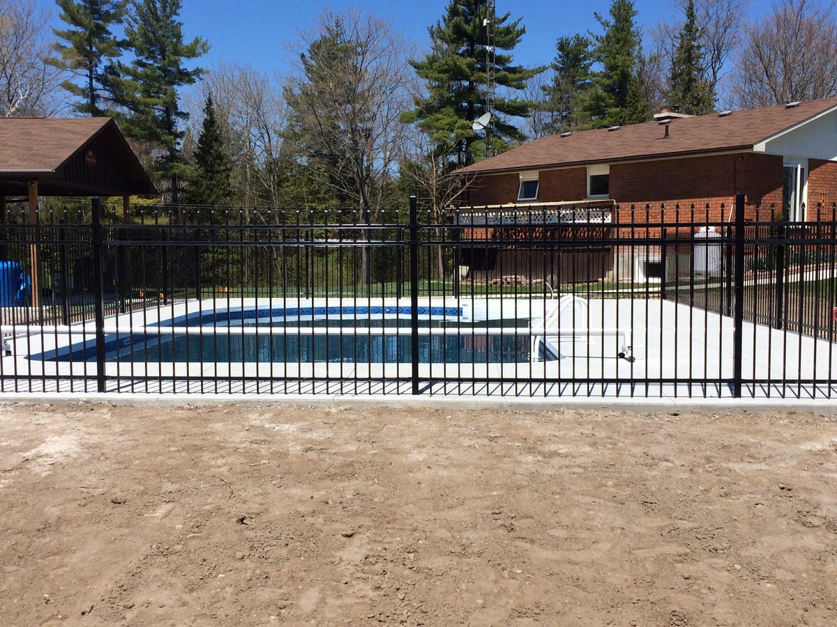 DurableFence's tweet photo. Another happy customer with Durable Fence 
Ornamental Fencing @ptbochamber https://t.co/bD35zG5vuN