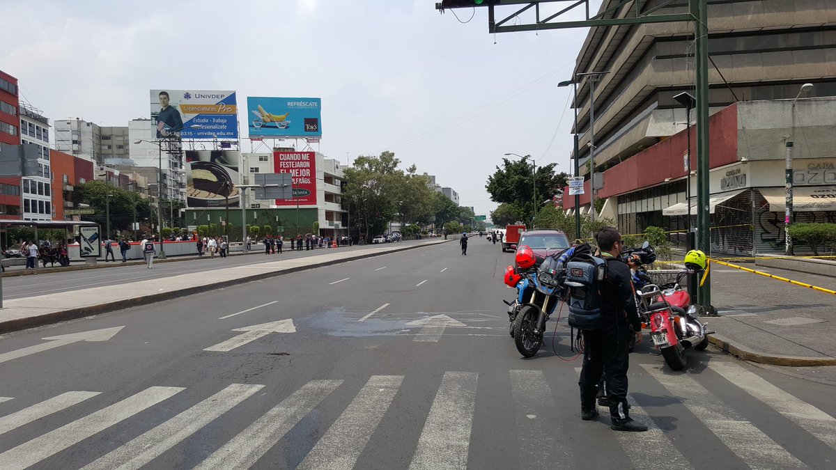 La fuga de gas registrada en Av. Universidad y F. Cuevas está controlada. Se han evacuado más de 3 mil personas.