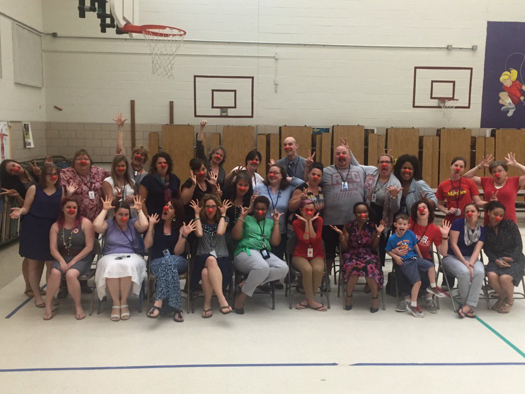 Hilltop ES went all in to END poverty! <a href="/HilltopESAACPS/">Hilltop Stars</a> #aacpsawesome #RedNoseDay #rednoseday4kids