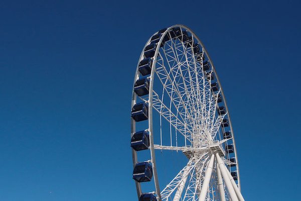 balibrary's tweet photo. MT @Chicagoist: 6 things to know about Navy Pier's new Ferris wheel, which opens tomorrow: https://t.co/3Es037IAkJ https://t.co/fj9yO1j1SS