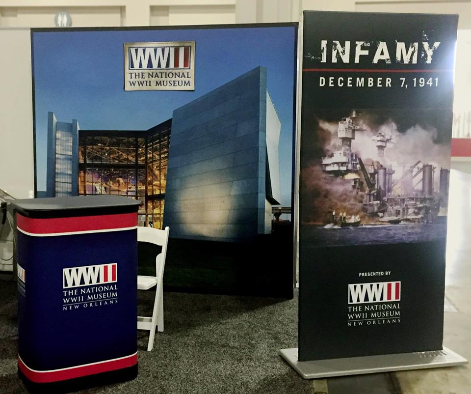 SynergyDG's tweet photo. @WWIImuseum ready to go at @AAMers expo in @washingtondc! #AAM2016 #NationalWWIIMuseum #SynergyDesignGroup https://t.co/9Uz2T8UfZg