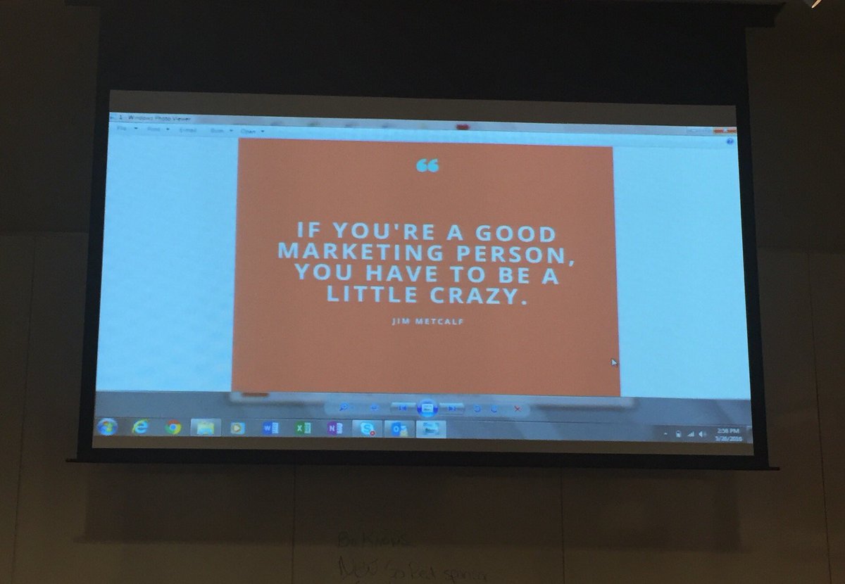 WomenCommAustin's tweet photo. This slide just popped up during an afternoon meeting. We tend to agree. #CrazyLikeAFox #CreativeNotCrazy https://t.co/AlM0MUD5Bm