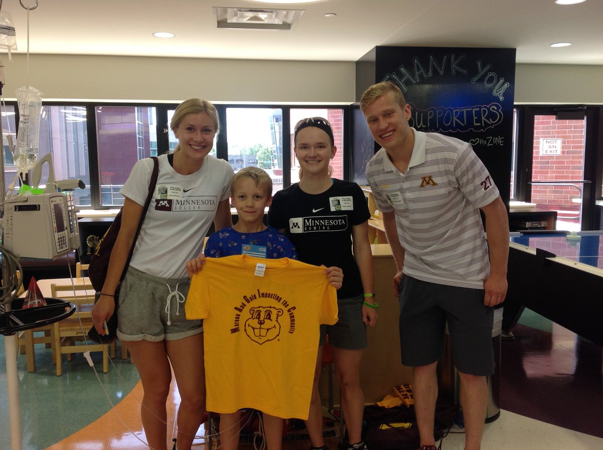 thegopherway's tweet photo. Thanks to all our #Gophers who visited @childrensmn today! https://t.co/b8aJvhx6k8