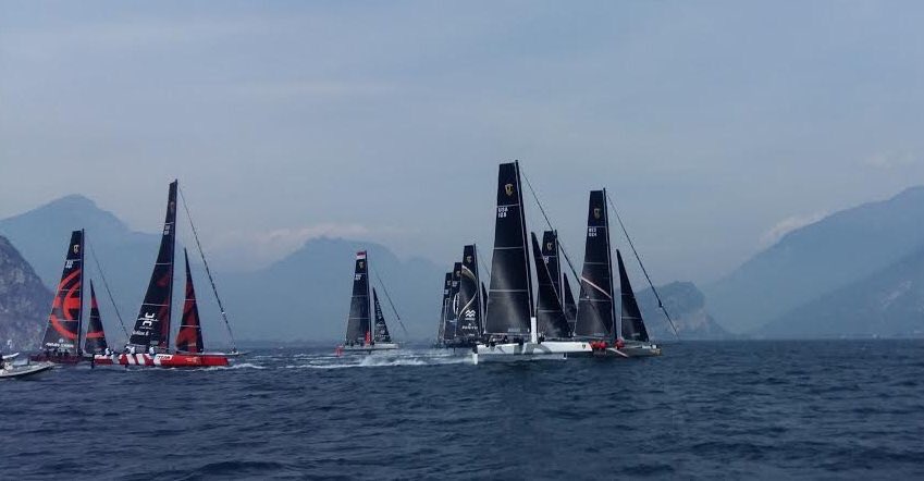 timohagoort's tweet photo. Sailing the gc32 on lake Garda. So good to be back here. These boats are beasts. 3 days to go. https://t.co/LLcvaFEhV8