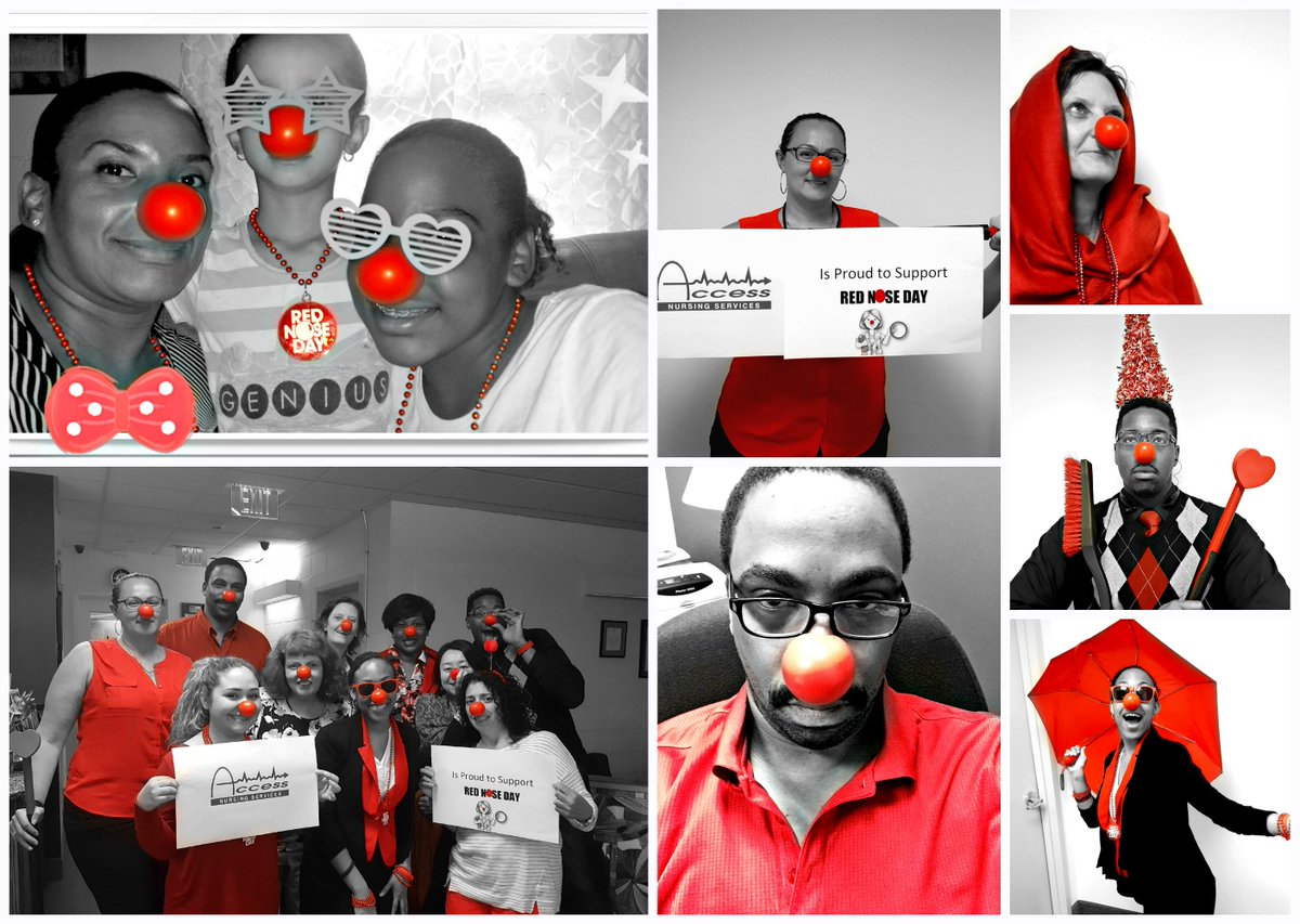 accessnursingny's tweet photo. Happy #RedNoseDay from ACCESS Nursing's Corporate office in #Chappaqua, #NewYork! https://t.co/ddTuG66x7A