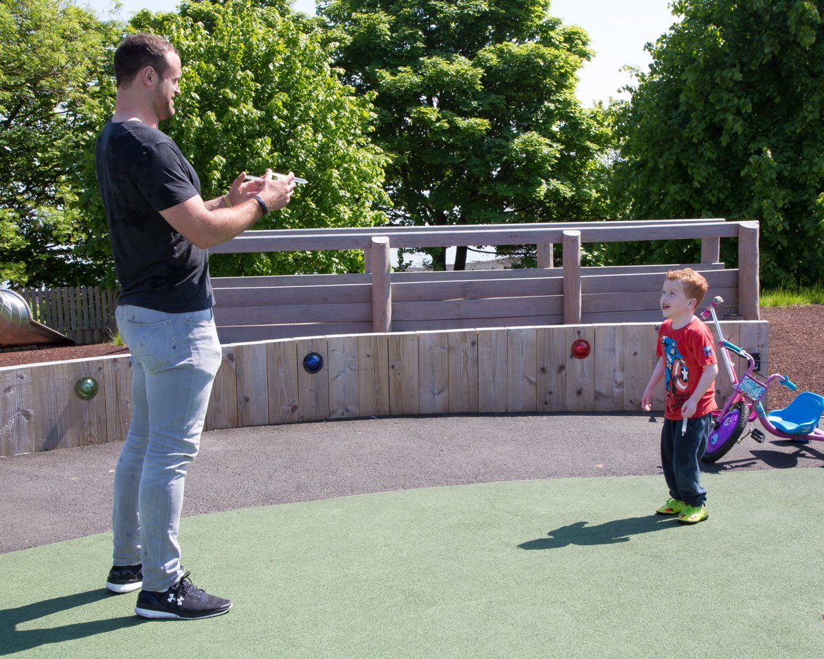 Jamiehuwroberts's tweet photo. Love this shot from todays waterfight @tyhafan ..He got me first...😏 #ChildrensHospiceWeek https://t.co/mQxtm0ym7r