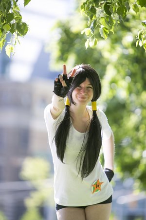 mandamonium13's tweet photo. One of my first times at #AnimeNorth with #TheGeekettes as I got to be Videl from DBZ! So much fun! I can't wait! :) https://t.co/w2EUYSo51Z